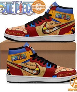 One Piece Straw Hat Pirates Air Jordan Sneaker