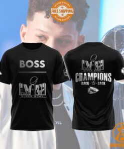 Patrick Mahomes Boss Kansas City Chiefs Super Bowl LVIII Champions Shirt