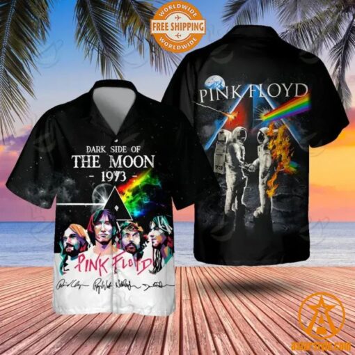 Pink Floyd Dark Side of The Moon 1973 Hawaiian Shirt