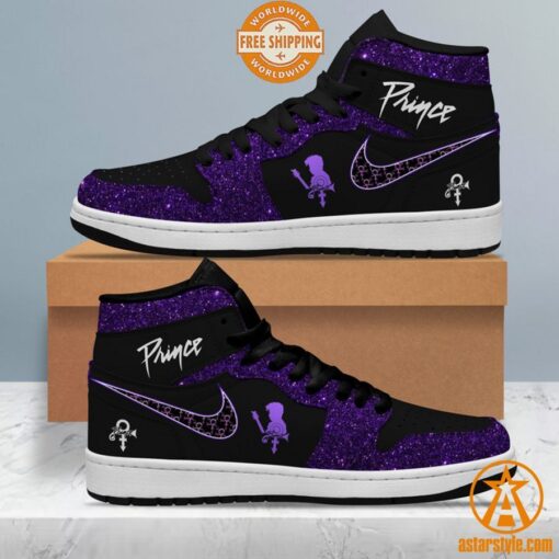 Prince Purple Air Jordan 1 High