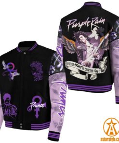 Purple Rain Prince Varsity Jacket