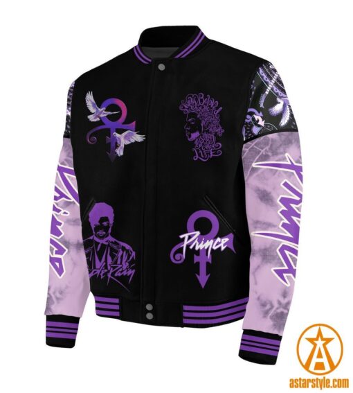 Purple Rain Prince Varsity Jacket