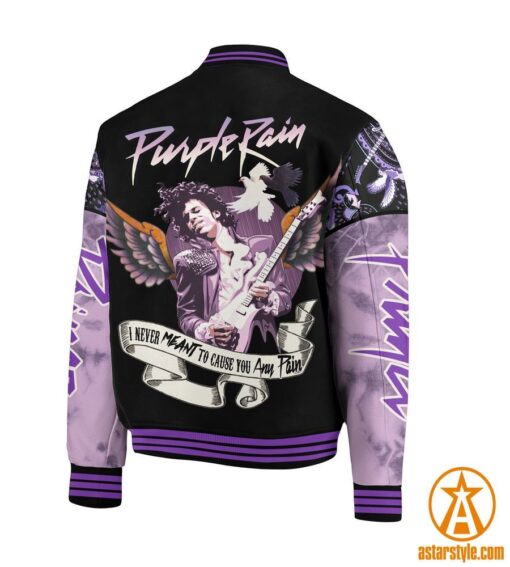 Purple Rain Prince Varsity Jacket