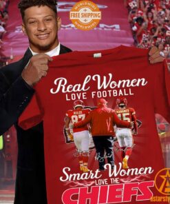 Real Women Love Football Smart Women Love The Kansas City Chiefs Shirt