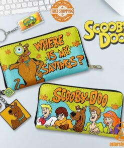 Scooby Doo Where Is My Saving Zipper Wallet