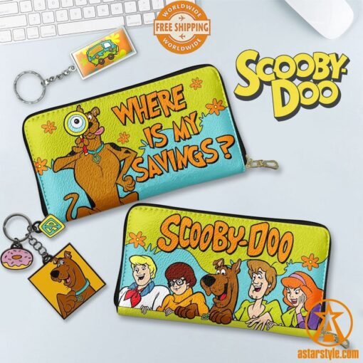 Scooby Doo Where Is My Saving Zipper Wallet