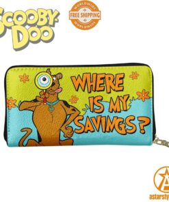 Scooby Doo Where Is My Saving Zipper Wallet