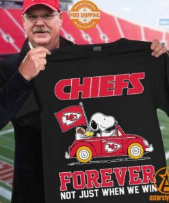 Snoopy Kansas City Chiefs Forever Not Just When We Win Shirt