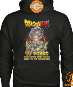 Son Goku Dragon Ball Thank You For The Memories 40 Years Hoodie