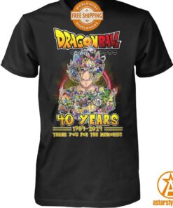 Son Goku Dragon Ball Thank You For The Memories 40 Years Hoodie