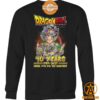 son goku dragon ball thank you for the memories 40 years hoodie 4 772