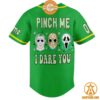 st patricks day horror characters custom baseball jersey 3