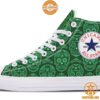 sugar skull st patrick chicano canvas high top shoes 3