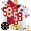 super bowl lviii back 2 back kansas city chiefs football jersey 31 964