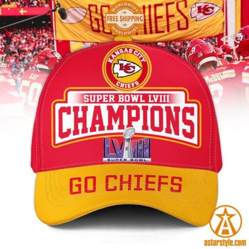 Super Bowl LVIII Champions Kansas City Chiefs Cap