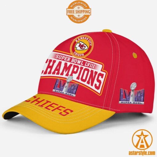 Super Bowl LVIII Champions Kansas City Chiefs Cap