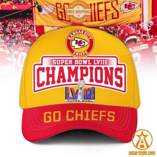 Super Bowl LVIII Champions Kansas City Chiefs Cap