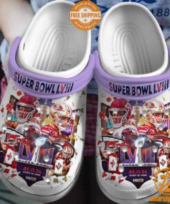 Super Bowl LVIII Champions Kansas City Chiefs Crocs Crocband Shoes