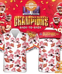 Super Bowl LVIII Champions Kansas City Chiefs Hawaiian Shirt