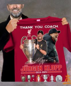 Thank You Coach Jürgen Klopp 2015 2024 Shirt