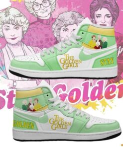 The Golden Girls Stay Golden Air Jordan High Top Shoes