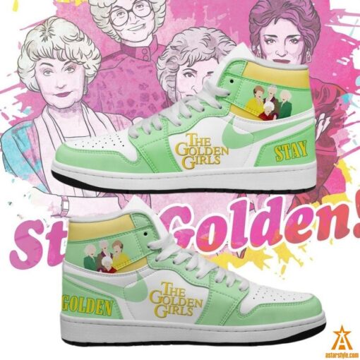 The Golden Girls Stay Golden Air Jordan High Top Shoes