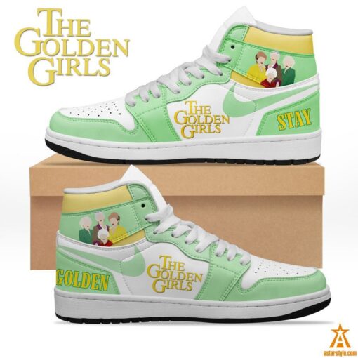 The Golden Girls Stay Golden Air Jordan High Top Shoes