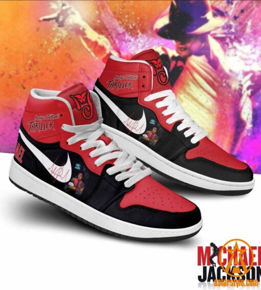 Thriller Michael Jackson Air Jodan High Top Shoes