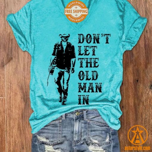 Toby Keith Don’t Let The Old Man In Us Flag Shirt