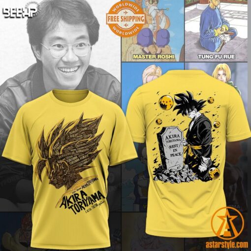 Akira Toriyama Thank You For The Memories 40 Years Dragon Ball 1984-2024 Shirt