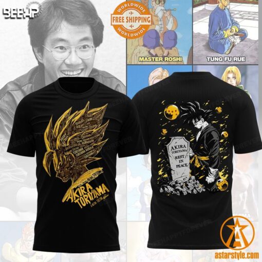 Akira Toriyama Thank You For The Memories 40 Years Dragon Ball 1984-2024 Shirt