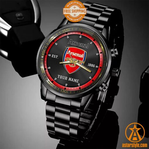 Arsenal CUSTOM Stainless Steel Watch