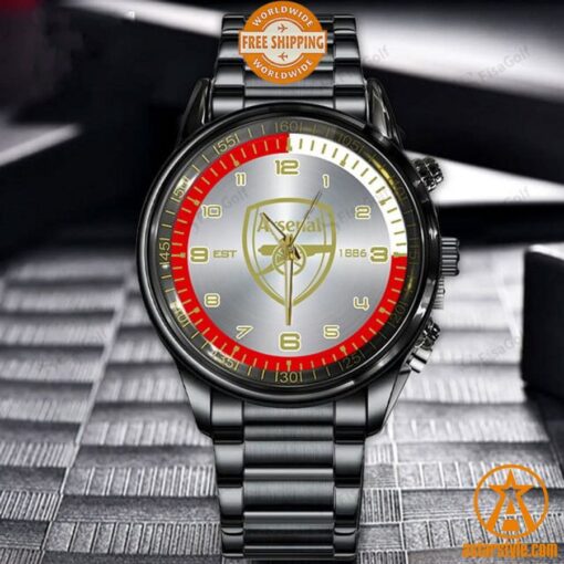 Arsenal FC Est 1886 Stainless Steel Watch