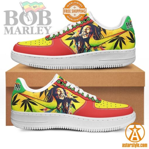 Bob Marley Nike Air Force Shoes