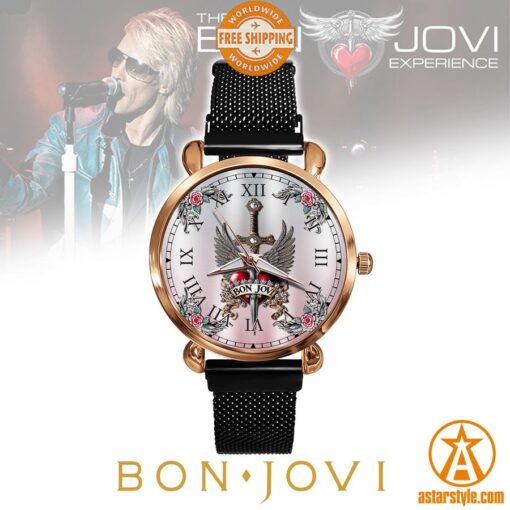 Bon Jovi Stainless Steel Watch