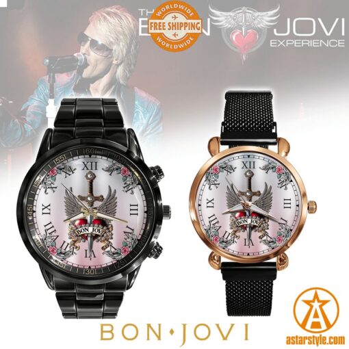 Bon Jovi Stainless Steel Watch