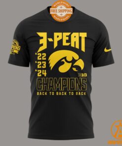 Caitlin Clark Iowa Hawkeye 3 Peat Basketball Champions Shirt