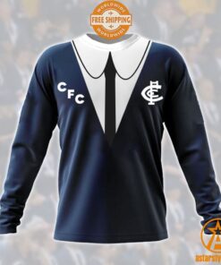 Carlton Blues AFL CUSTOM Long Sleeve Shirt