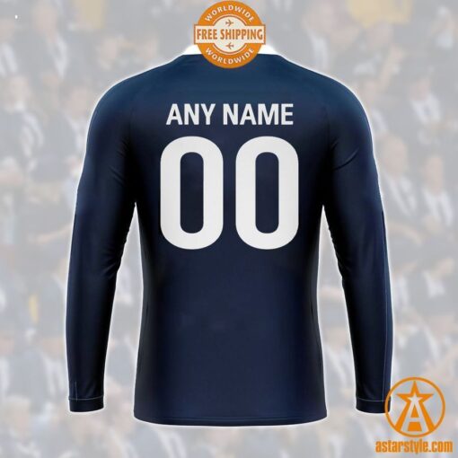 Carlton Blues AFL CUSTOM Long Sleeve Shirt