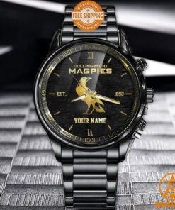 Collingwood Magpies CUSTOM Stainless Steel Watch