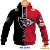 CUSTOMIZED Mix 2 NFL Teams Jersey Hoodie Such a charming picture.