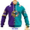 CUSTOMIZED Mix 2 NFL Teams Jersey Hoodie Nice photo dude