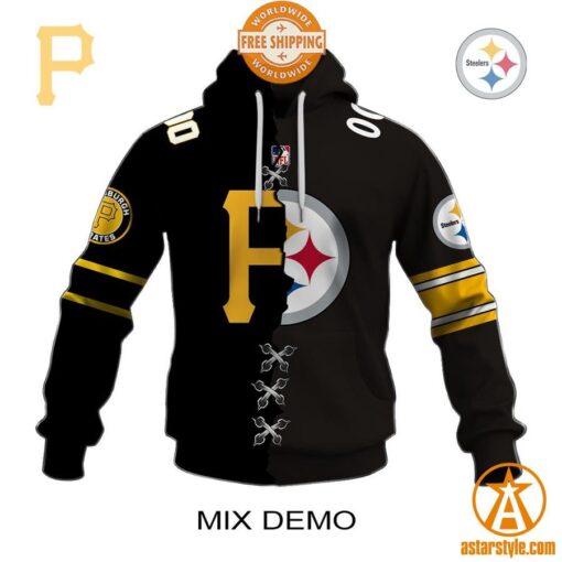 Customized Mix MLB x NFL Jersey Design Hoodie