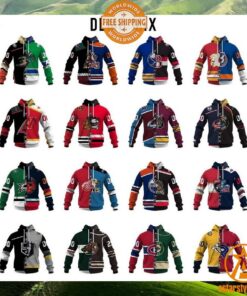 CUSTOMIZED Mix NHL x AHL Hockey Special Design Teams Jersey Hoodie