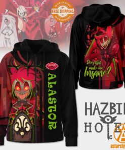 Does That Make Me Insane Alastor Hazbin Hotel Zip Hoodie