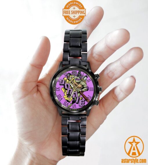 Donatello Teenage Mutant Ninja Turtles Stainless Steel Watch