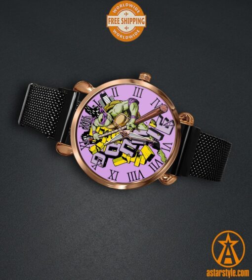 Donatello Teenage Mutant Ninja Turtles Stainless Steel Watch