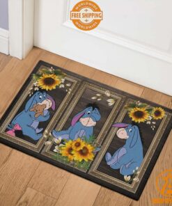 Eeyore Sunflowers Doormat