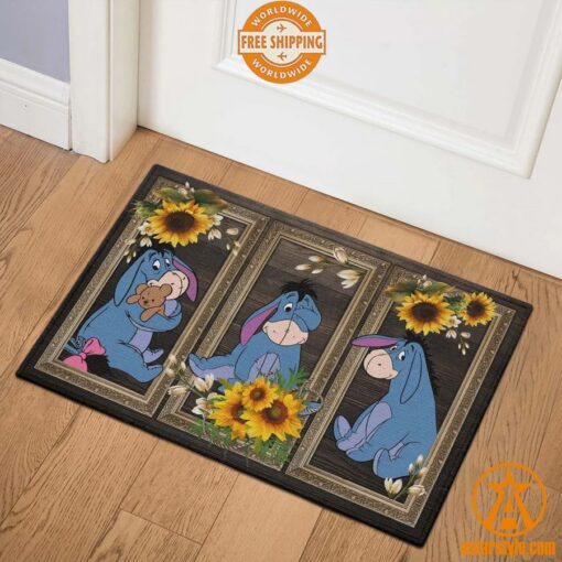 Eeyore Sunflowers Doormat