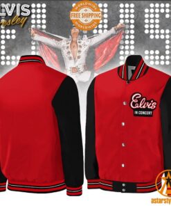 Elvis In Concert Baseball Jacket